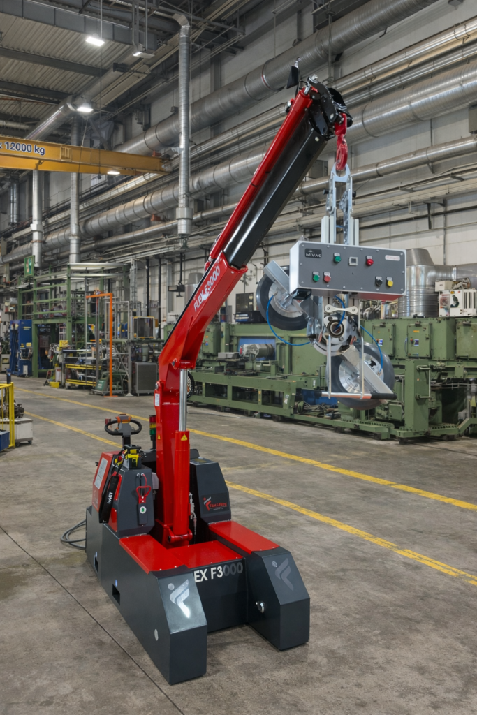 Flex F3000 gru pick & carry per applicazioni industriali e carichi pesanti fino a 3000 kg
